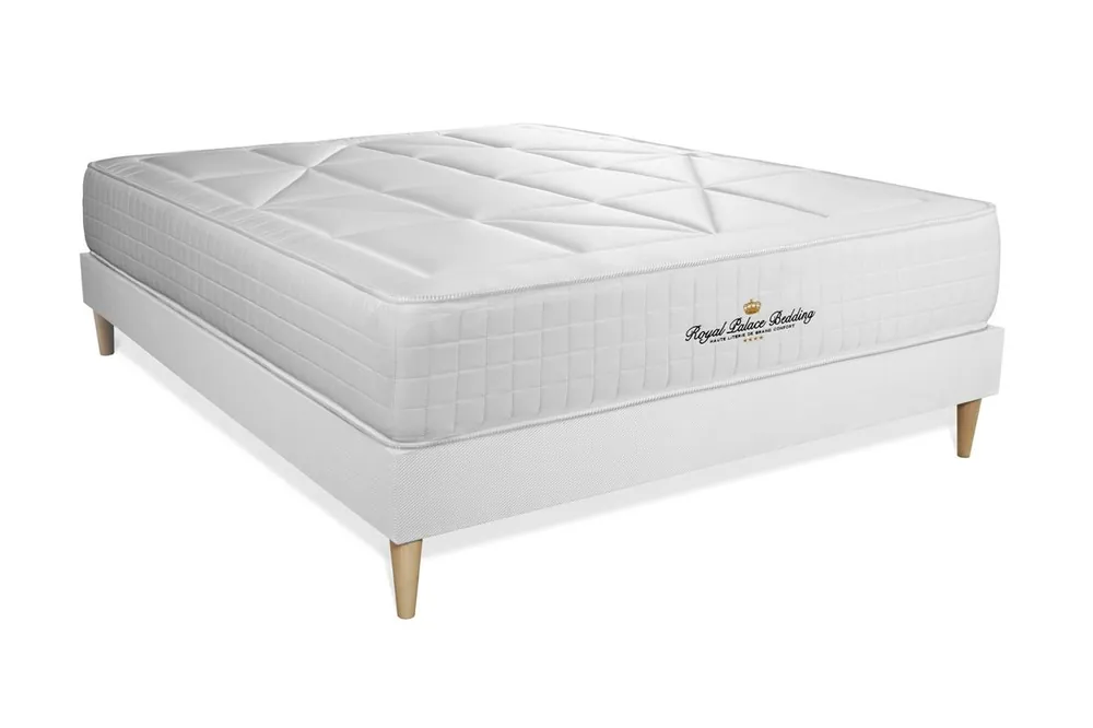 Pack colchón Windsor 160x220cm + Somier, espuma viscoelástica y muelles ensacados - Descanso