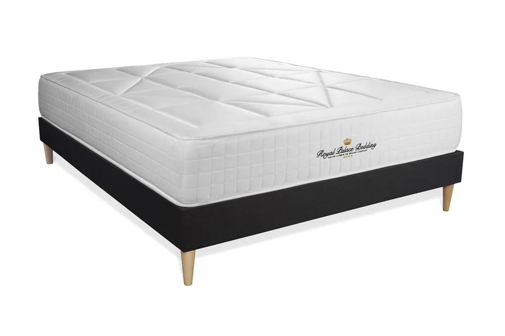 Pack colchón Windsor 180x200cm + Somier, espuma viscoelástica y muelles ensacados - Descanso