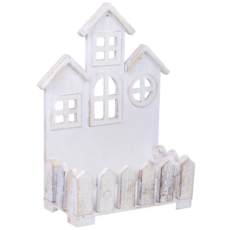 Soporte compacto de madera ideal para espacios pequeños. Con medidas de 32x17x44 cm - Decoración