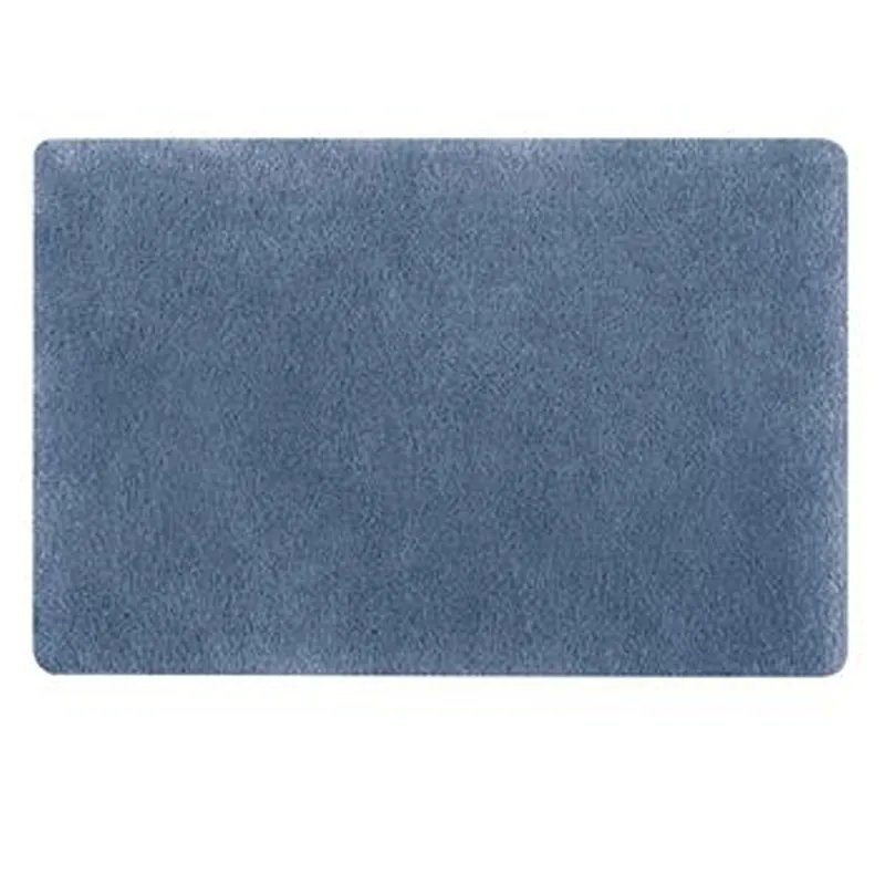 Spirella Colección Fino , Alfombrilla De Baño , 100% Poliéster Y Microfibra, Azul - Textil