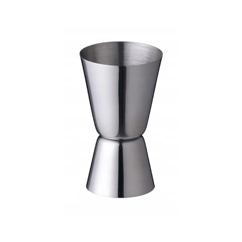 Taza medidora de acero inoxidable con doble cara - Medidas precisas de 50 ml/1,69 oz y 25 ml/0,85 oz