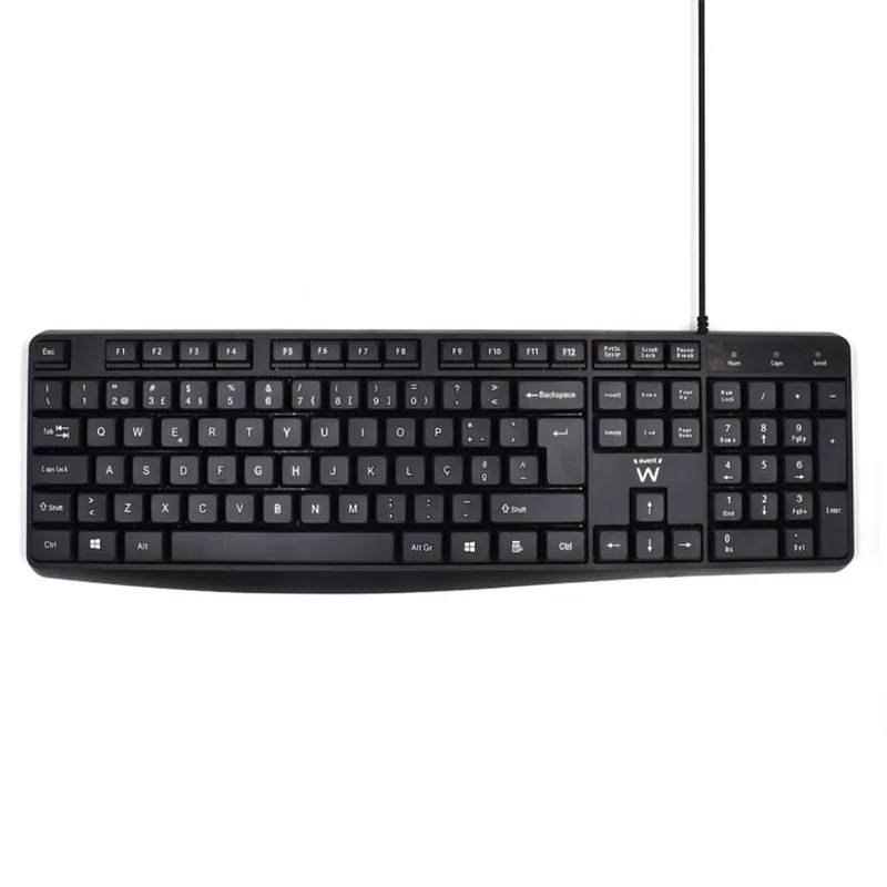 Teclado Ewent EW3002 Negro Qwerty Español - Electrónica