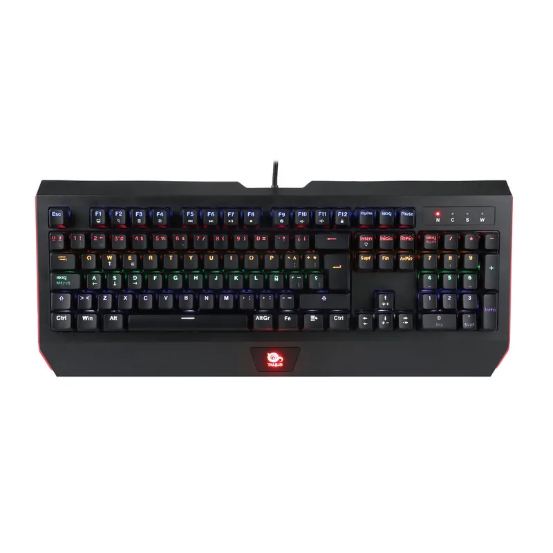 Teclado Gaming Talius Rune Negro Negro/Rojo Qwerty Español - Electrónica