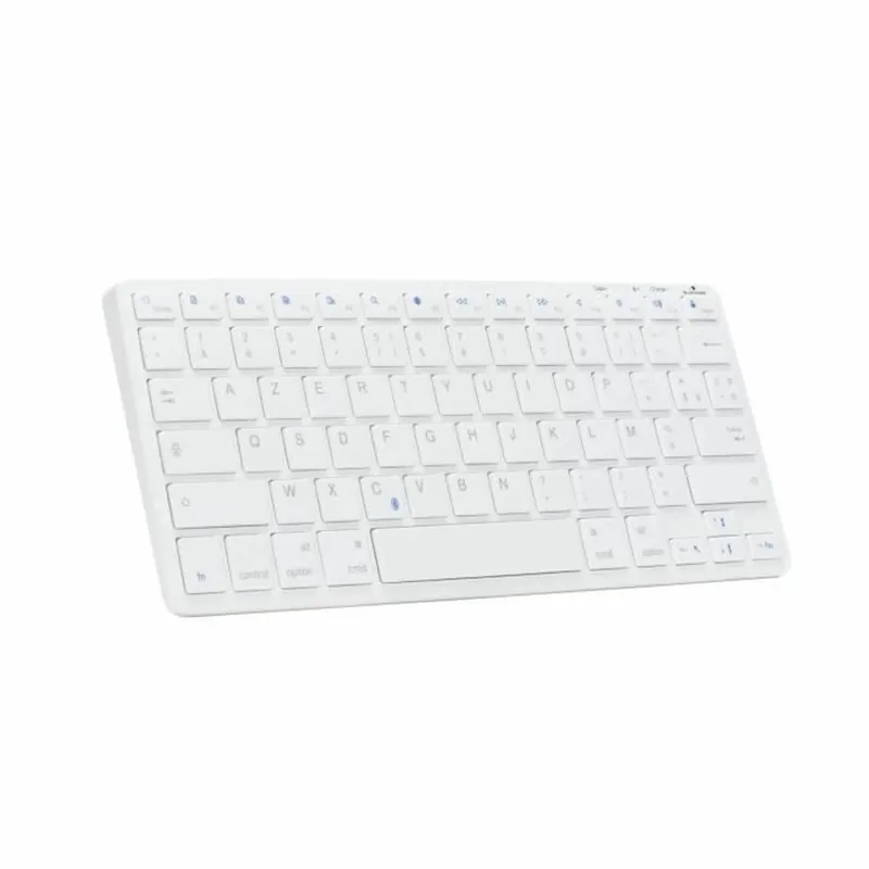 Teclado Bluestork Azerty Francés Blanco - Electrónica