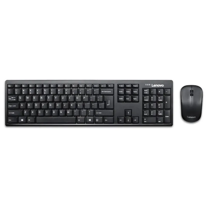 Teclado y Ratón Lenovo GX30L66303 Negro Qwerty US - Electrónica