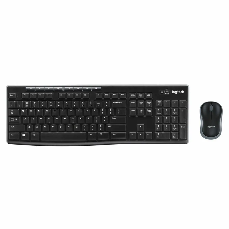 Teclado y Ratón Inalámbrico Logitech MK270 QWERTY Inglés - Electrónica