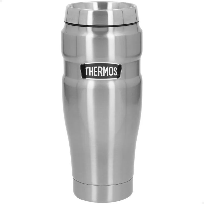 Thermos Vaso térmico de acero inoxidable 470 ml plata - Cocina