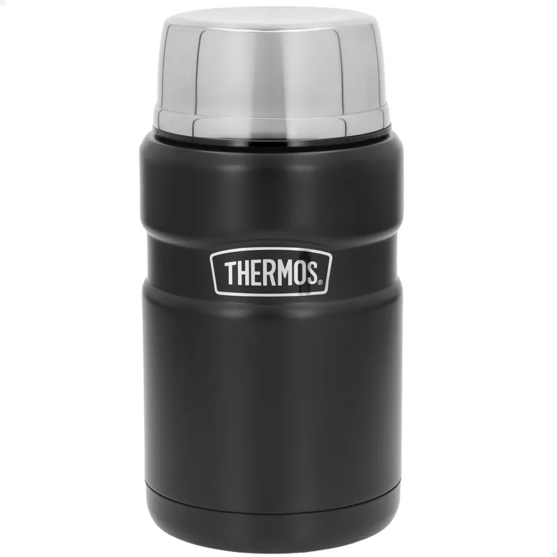 Thermos Termo comida 710 ml acero inoxidable negro - Cocina