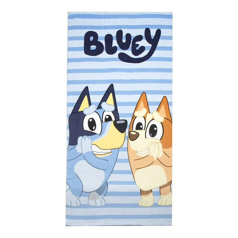 Toalla de Playa Bluey Azul claro 70 x 140 cm - Textil