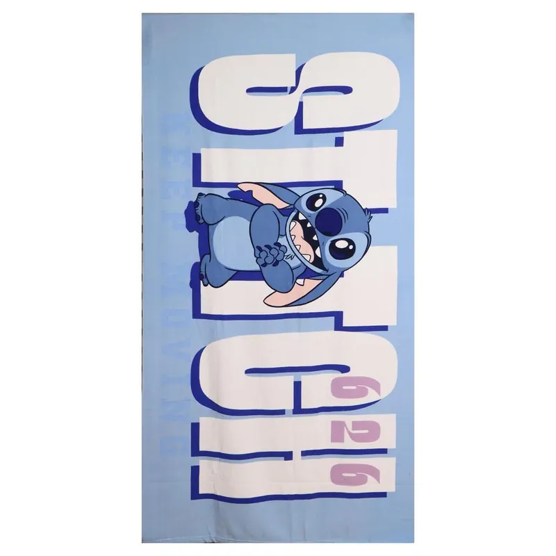 Toalla Microfibra Stitch para baño y Playa – Toalla Microfibra de Uso Diario Para Fans Del Personaje Más Travieso - Textil