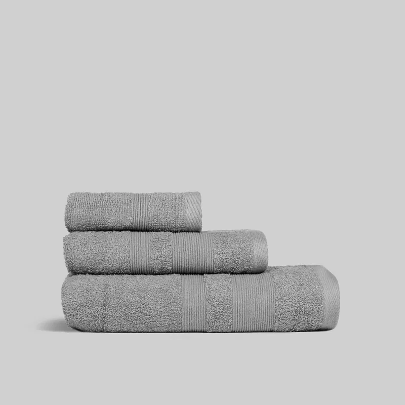 Toalla Sábana (100x150cm) Gris Donegal Collections - Textil