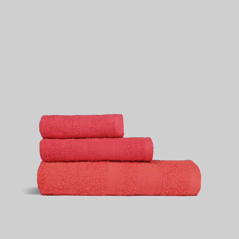 Toalla Tocador (30x50cm) Rojo Donegal Collections - Textil