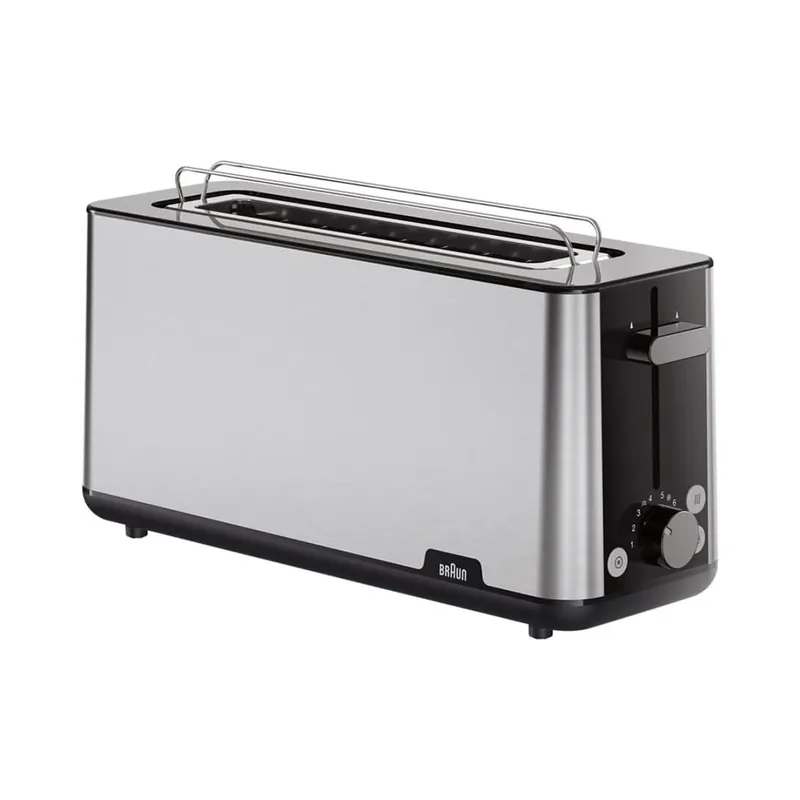Tostador Braun HT1610BK 1030W ranura larga 8 niveles negro - Electrodomésticos