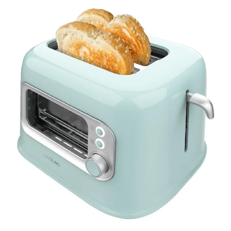 Tostador Cecotec RetroVision 700W diseño retro con ventana - Electrodomésticos
