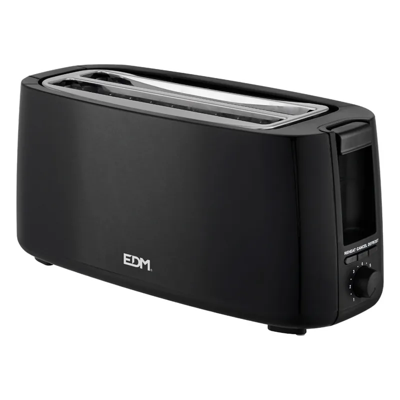 Tostador Black Design EDM 1400W 2 ranuras negro - Electrodomésticos