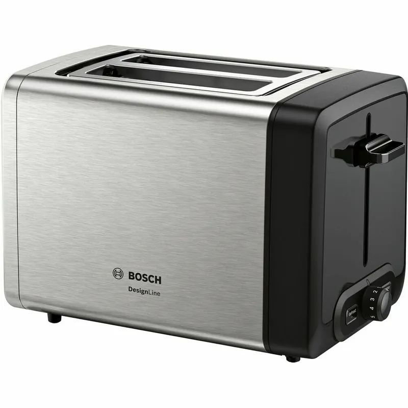 Tostadora BOSCH TAT4P420 970W Negro/Plateado - Electrodomésticos