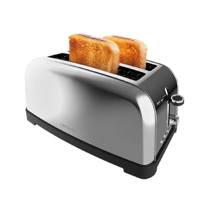 Tostador vertical Cecotec Toastin' Time 1500 lite 1500W diseño vintage ranura larga - Electrodomésticos