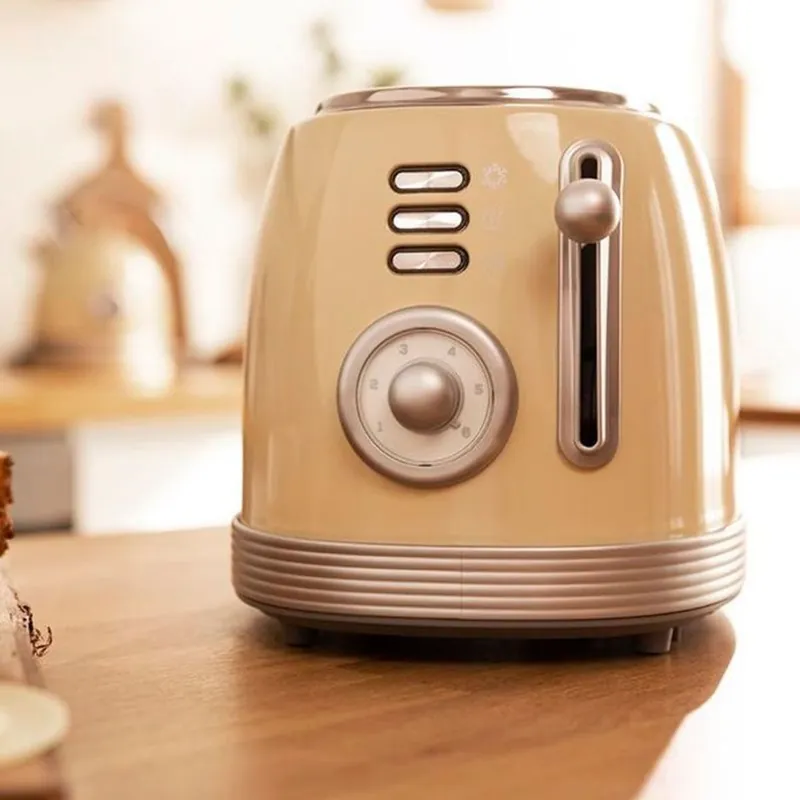 Tostadora vertical Cecotec Toast&Taste 800 Vintage Light Yellow 850W doble ranura amarillo - Electrodomésticos