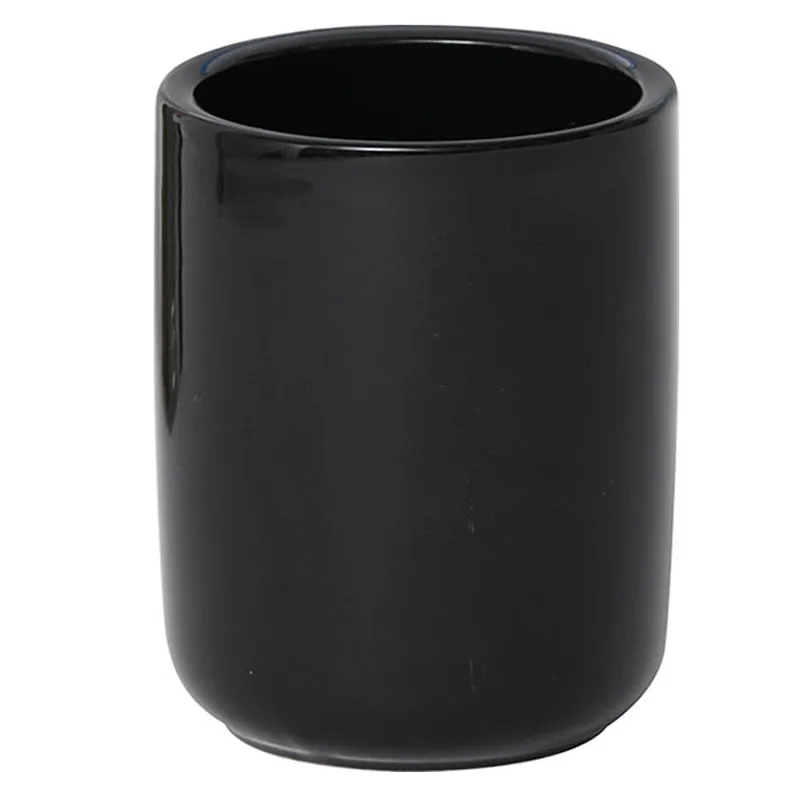 Vaso De Baño Redondo Hecho En Dolomite Negro - Electrodomésticos