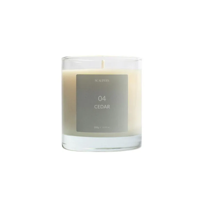 Vela Aromática 300gr Aroma Cedro Scalpers - Decoración