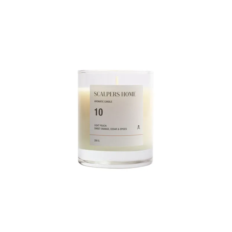 Vela Aromática 200gr Aroma Light Peach Scalpers - Decoración