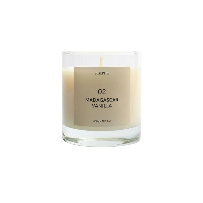 Vela Aromática 300gr Aroma Vainilla de Madagascar Scalpers - Decoración