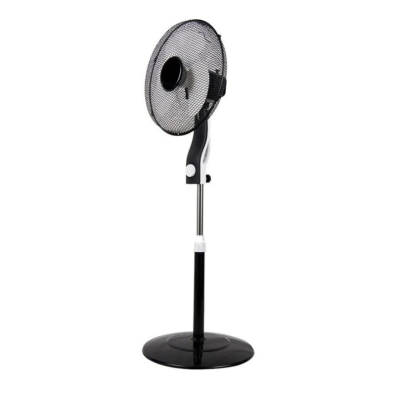 ventilador de pie aluminio color negro serie magico 41cm - Electrodomésticos