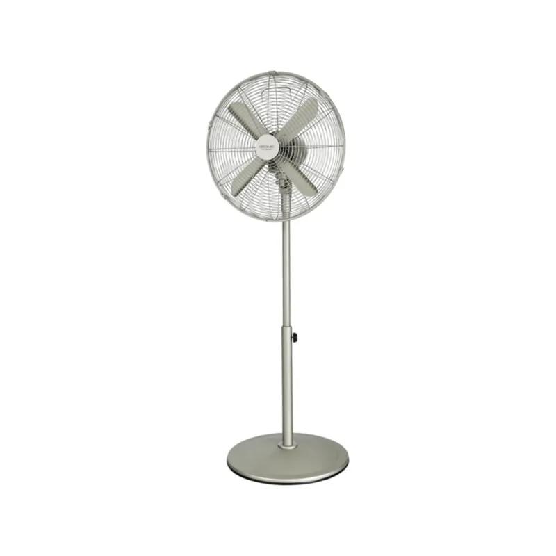 Ventilador de pie Cecotec EnergySilence 610 Steelstyle 50W 4 aspas plata - Electrodomésticos