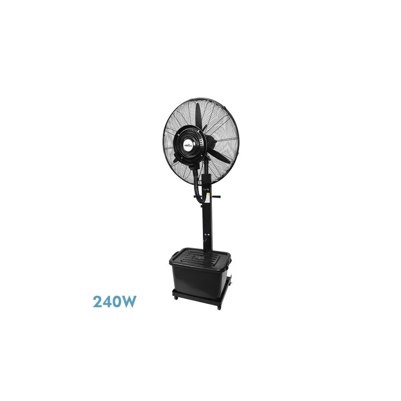 ventilador de pie metal color negro serie diluvio 71cm - Electrodomésticos
