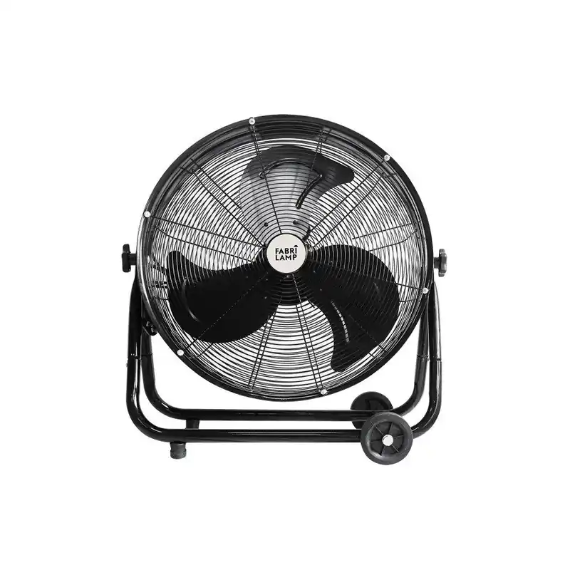 Ventilador de pie metal color negro serie poniente 75cm - Electrodomésticos