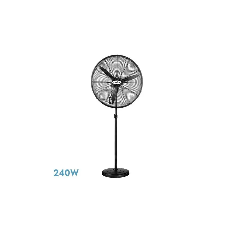 ventilador de pie metal color negro serie tormenta 71cm - Electrodomésticos