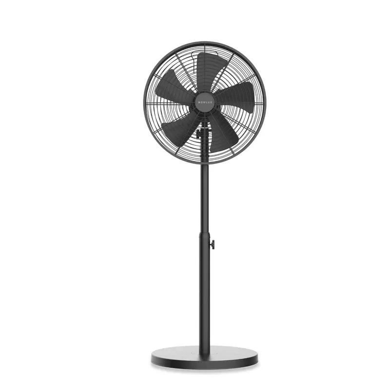 Ventilador de Pie Smart 5 W1250 Newlux Blanco 5 Aspas de ø40cm - Electrodomésticos