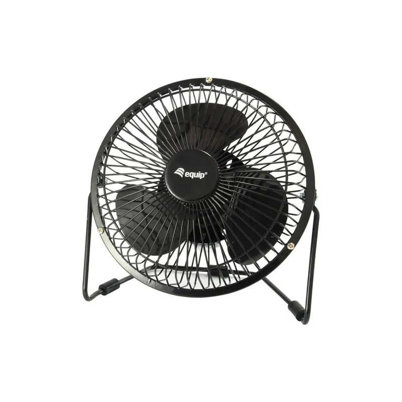 Ventilador de Sobremesa Equip Negro 6" - Electrodomésticos