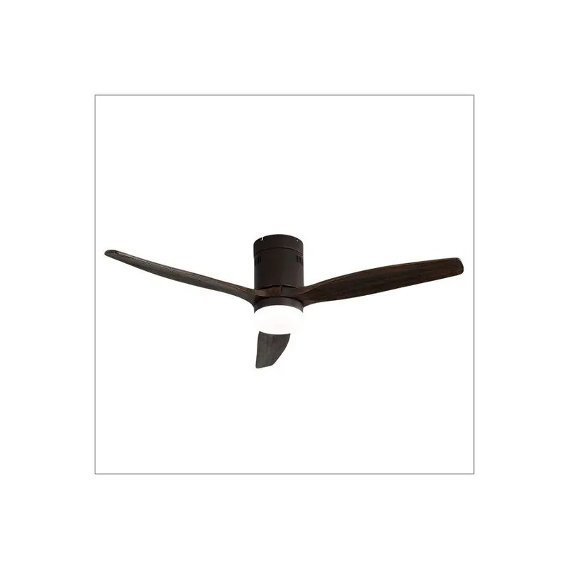 ventilador de techo metal color marron serie aguilon 132cm - Electrodomésticos