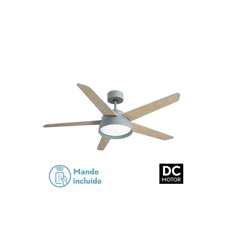 ventilador de techo metal color verde serie lebeche 132cm - Electrodomésticos