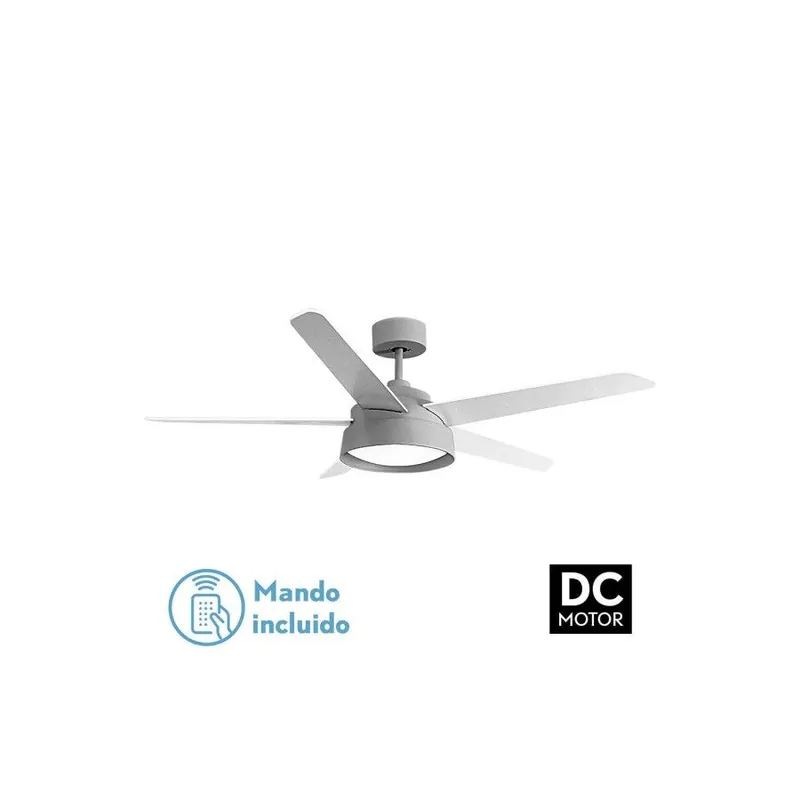 ventilador de techo metal color gris serie lebeche 132cm - Electrodomésticos