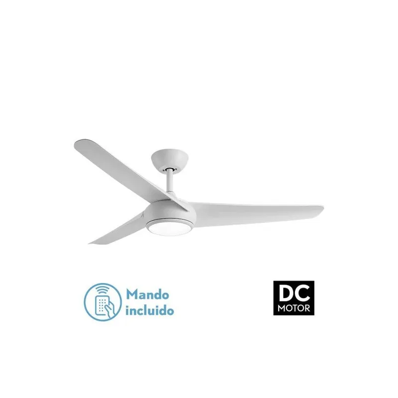 ventilador de techo metal color blanco serie patras 132cm - Electrodomésticos