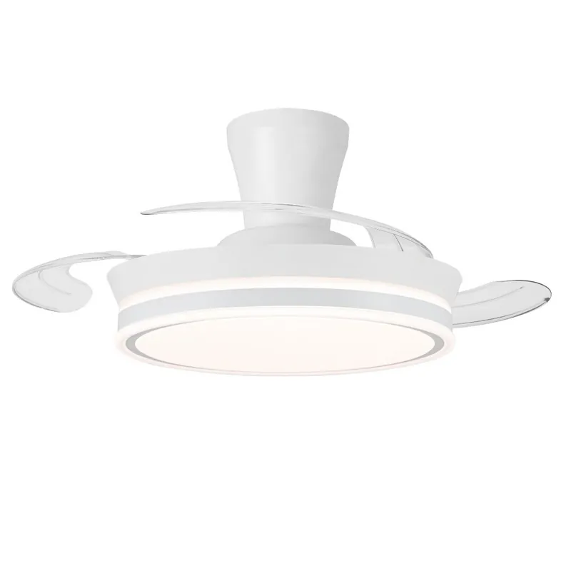 ventilador de techo metal color blanco serie pitiflor 106cm - Electrodomésticos