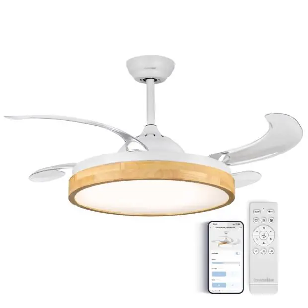 Ventilador de Techo Silencioso Aspas Ocultas con WiFi | UNIVERSA - Electrodomésticos