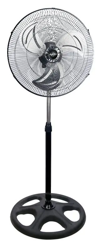 Avant AV7746 | Ventilador industrial de pie 18" - 70W - 45CM - 2UDS EN CAJA - REJILLA NEGRO