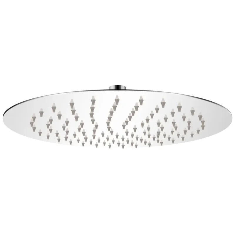 Cabezal de ducha efecto lluvia diseño redondo acero inoxidable 25 cm - Baño