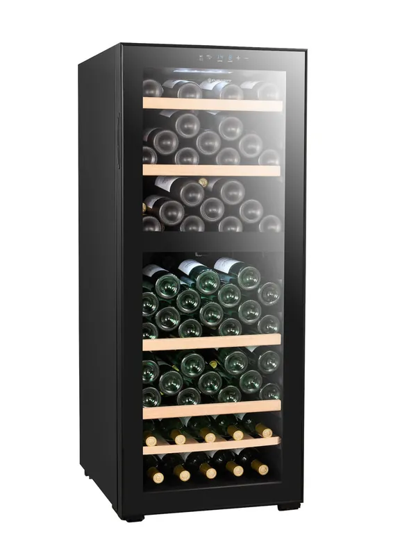 Vinoteca CLIMADIFF CEPAGE108DZ (108 Botellas - 2 zonas - Negro)