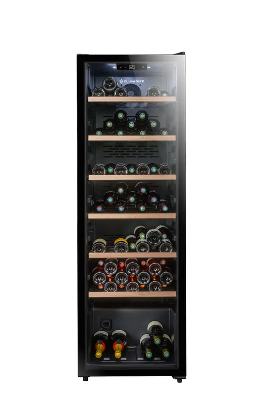 Vinoteca CLIMADIFF CPW147 (147 botellas - Negro)
