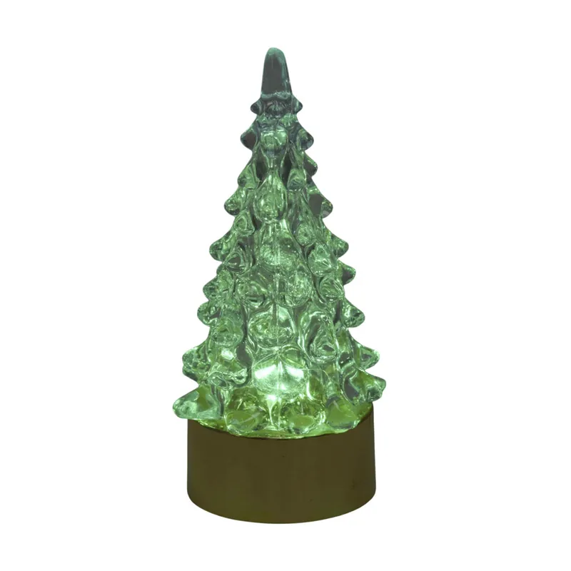 Well Home Árbol de Navidad con LED cambiante de color 9,3cm - Decoración