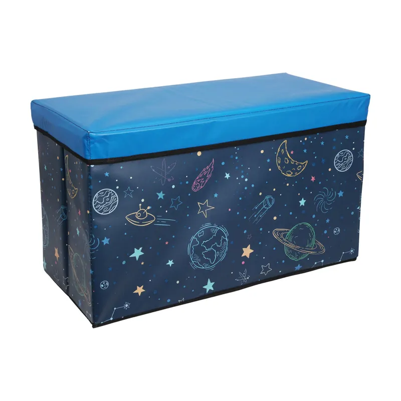 Well Home Caja de almacenamiento MDS con tela no tejida, diseño del espacio 60x30x35cm - Decoración
