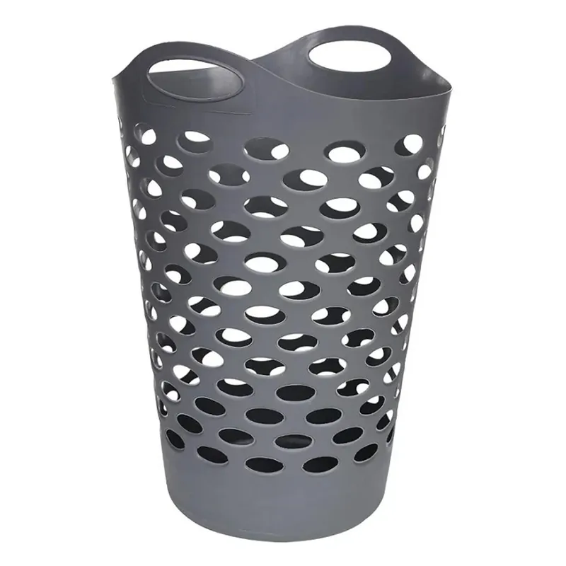 WELL HOME - Cesto para la colada gris 60L