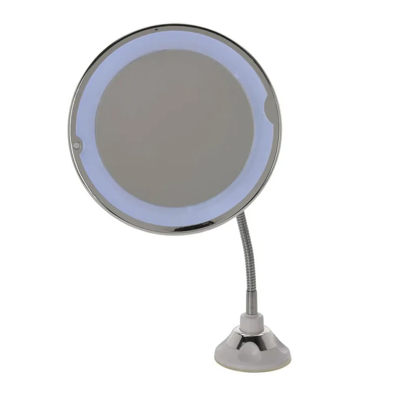Well Home Espejo con soporte con luces LED en el borde 20,2x40cm - Baño
