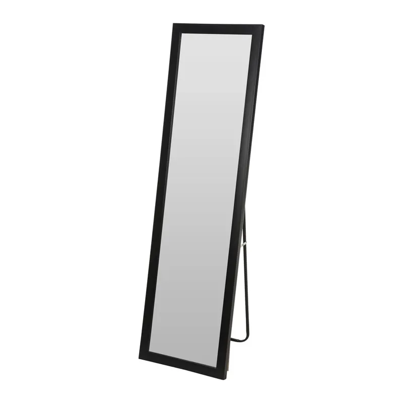 Well Home Espejo de pie formato rectangular con soporte metálico 35,2x125,2cm - Decoración