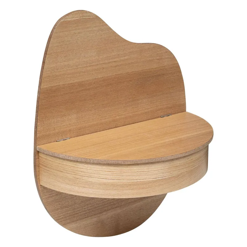Well Home Estante de pared 'Giuseppe' 49,5x39,5cm en MDF con acabado natural - Muebles