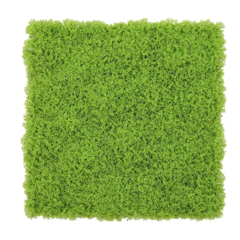 Well Home Jardín Vertical Artificial, Panel de Seto 100x100cm, Para decoración interior y exterior - en Verde Exuberante y Realista